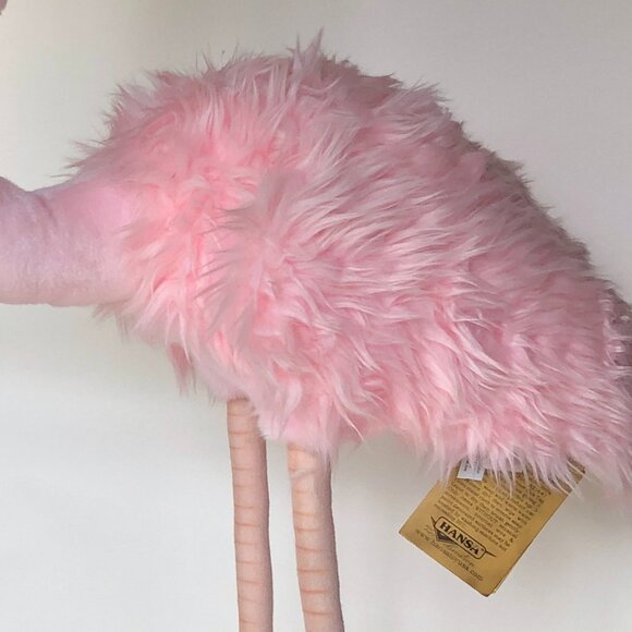 Hansa Handcrafted Flamingo, Pink  31.5 Inch (80 CM)  Stuffed Animal Brand NWT - Picture 9 of 16